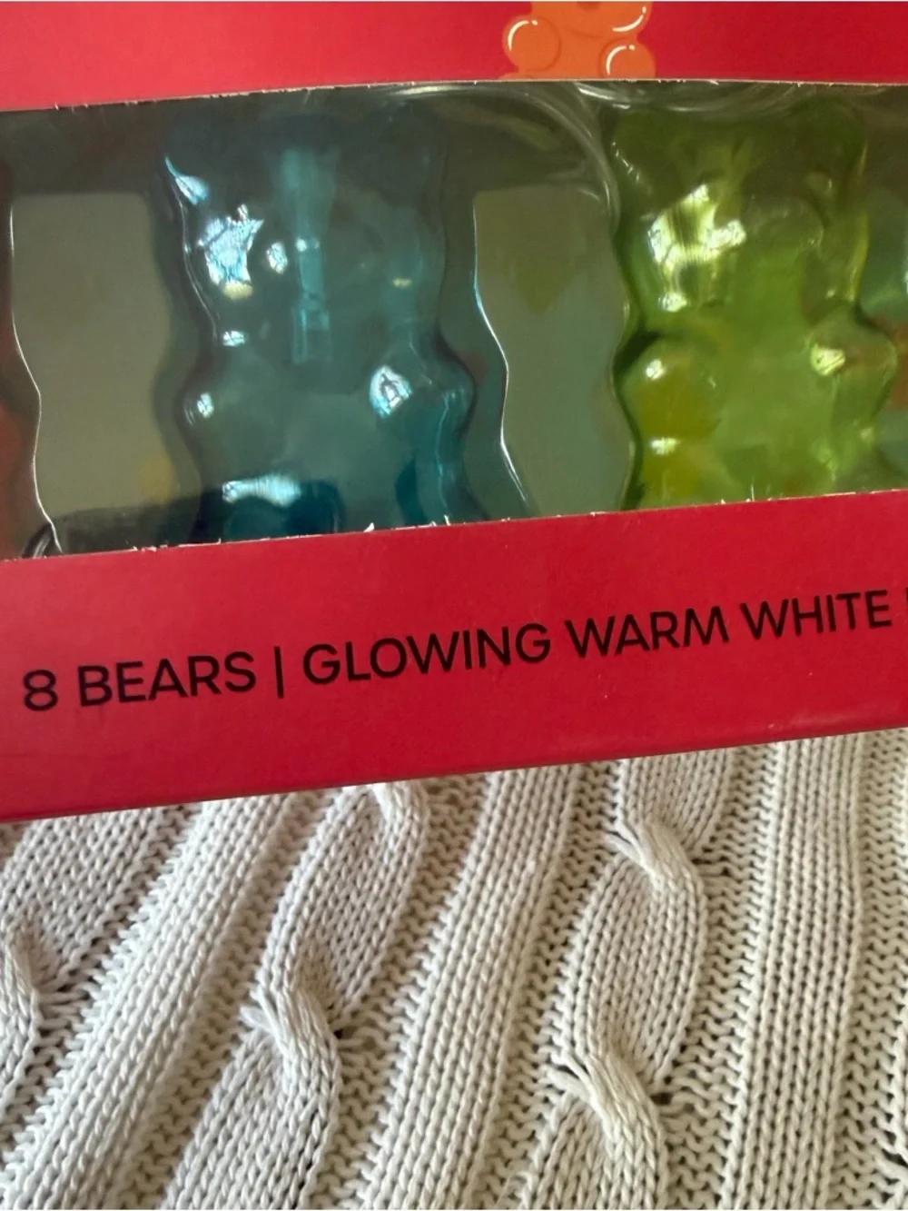 Gummy Bear String Lights NEW Cute Battery Operated LED Candy Decor